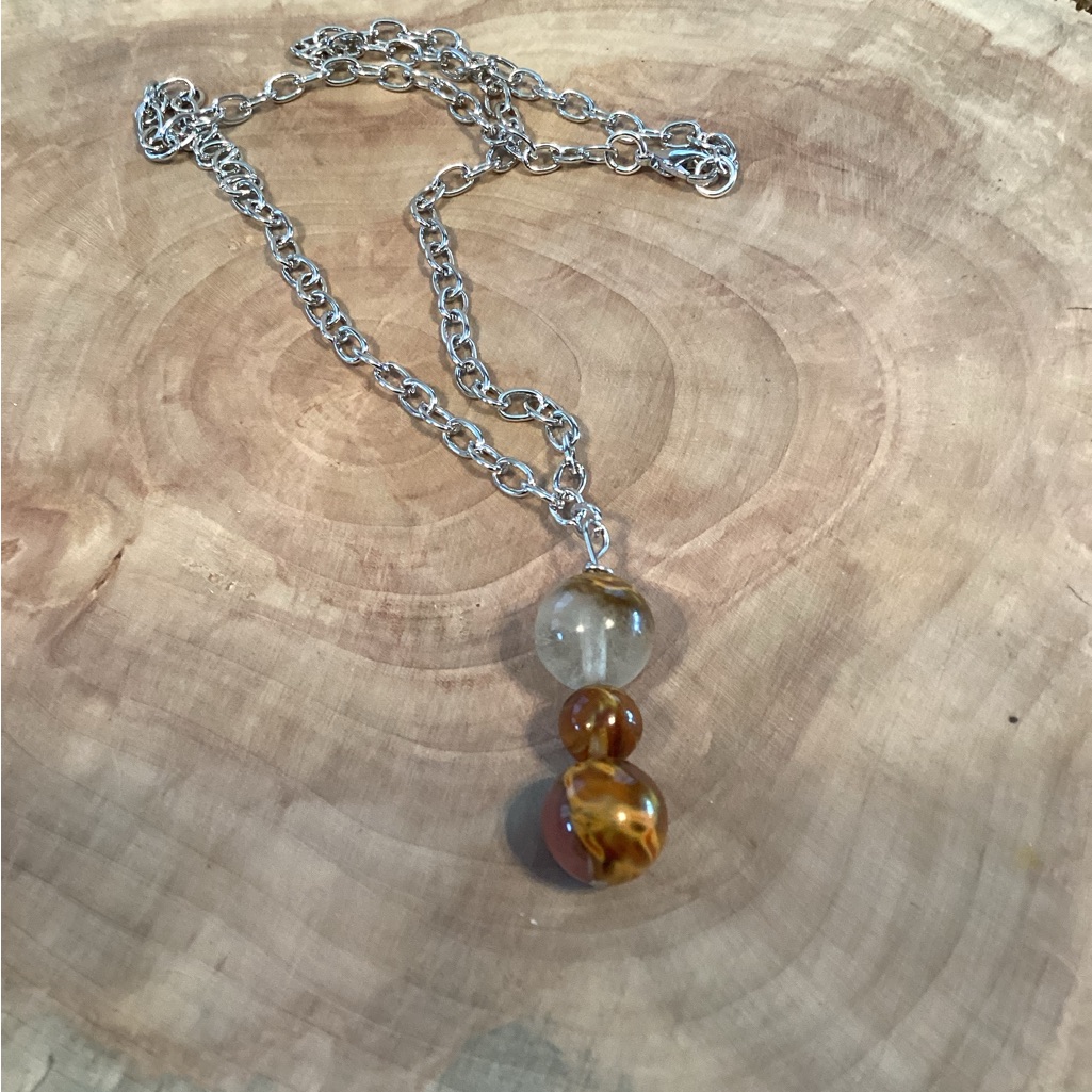 Quartz Trio Necklace